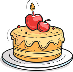 Whisked Wonders Navigating Vectorized Confections