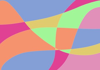 colorful rainbow background childish. Geometric pattern. Pastel colours