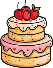 Vectorized Cake Creations Exploring Cake Vector Artistry