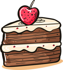 Cake Vector Wonderland Navigating Vectorized Delights