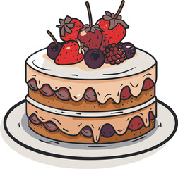 Vectorized Euphoria Crafting Cake Vector Delights