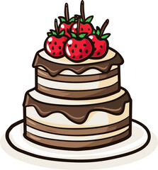 Vectorized Temptations Exploring Sweet Indulgence