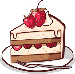 Cake Vector Dreamscape Navigating Sugary Marvels
