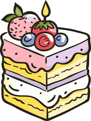 Cake Artistry Unleashed Crafting Vectorized Charms