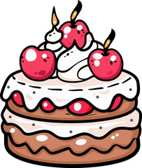 Whimsical Confections Exploring Vectorized Extravaganza