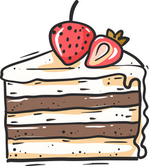 Vectorized Vistas Crafting Cake Vector Pastries
