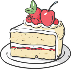 Cake Vector Carnival Navigating Sugary Delicacies
