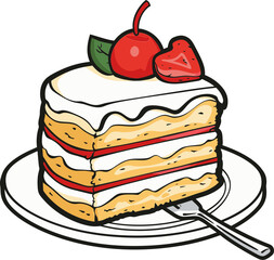 Cake Artistry Unleashed Crafting Cake Vector Landscapes