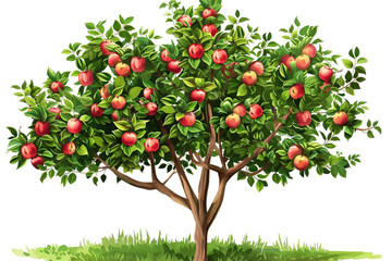Apple tree nursery clipart