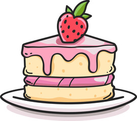Digital Dessert Discovery Exploring New Horizons in Cake Vector Art