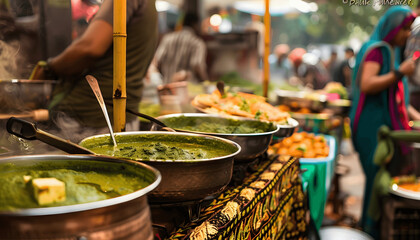 You re halfway through a bustling Indian culinary festival where the air is filled with the tantali Generative AI