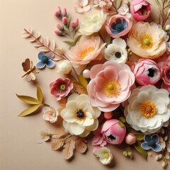 Obraz na płótnie Canvas beautiful spring flowers