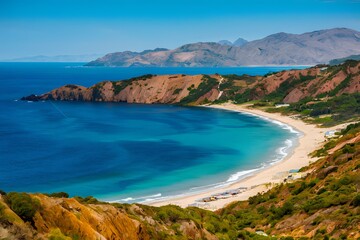 La Paz Bay, Baja California Sur, Mexico, offers stunning coastal scenery
