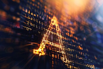 Close Up of Computer Screen Showing Numbers