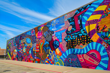 Vibrant Fusion of Past and Present: A Visual Narration of Kansas City through Mural Art