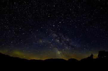 Fototapeta premium Night sky, stars and space.