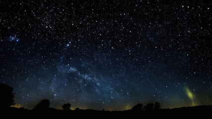 Night sky, stars and space.