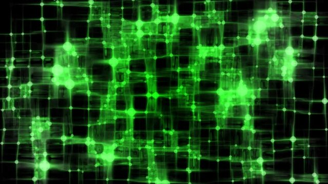 4k loop animatioin. Abstract digital connection moving dots and lines. Cinematic Plexus Abstract Background Animation.