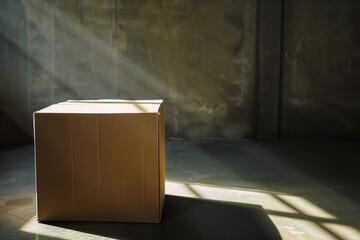 Abandoned cardboard box - Lost shipment