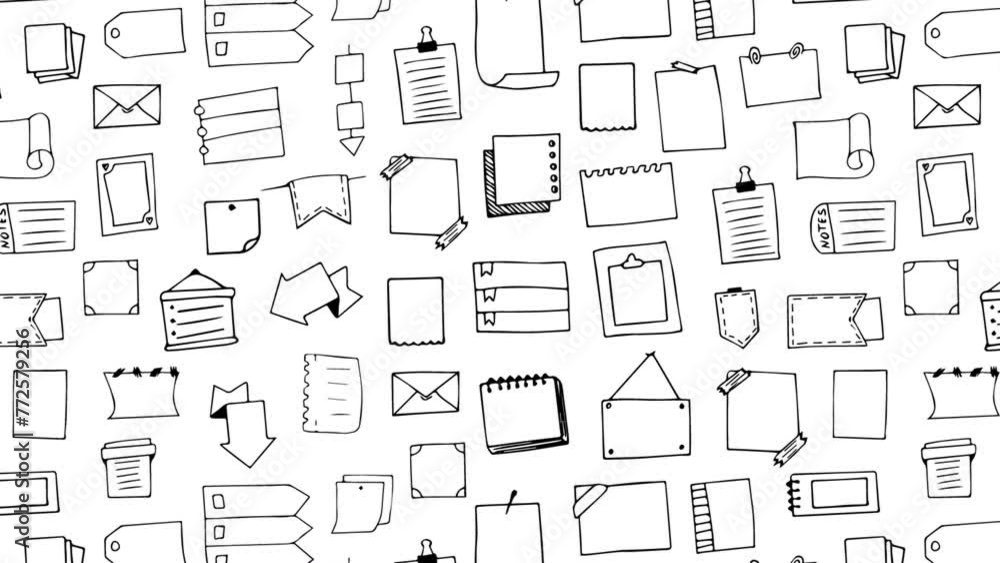 Poster seamless pattern. doodle pattern. a pattern for textiles. textile. package. package. print. backgrou