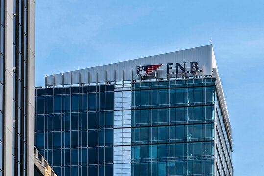 FNB Corporation is a diversified financial services corporation based in Pittsburgh, Pennsylvania. Taken at Raleigh NC USA on March 30/2024 