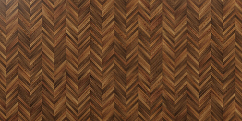 Seamless wood parquet texture herringbone dark brown
