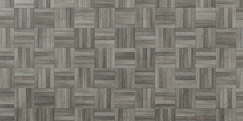 Seamless wood gray parquet texture or background. 
