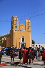 acanceh yucatan mexico, via crucis , religion