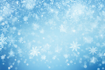 Naklejka na ściany i meble Winter Wonderland Snowflake Background Design