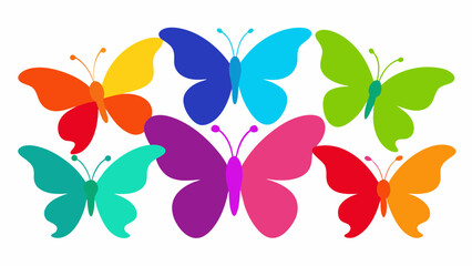 Butterfly Decor Collect Colorful & Funky Shapes for Eye-catching Decoration