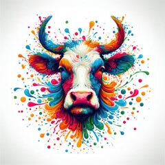 Isolated Colorful Animal on a Clear PNG Canvas, Generative AI