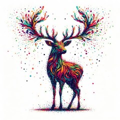 Isolated Colorful Animal on a Clear PNG Canvas, Generative AI