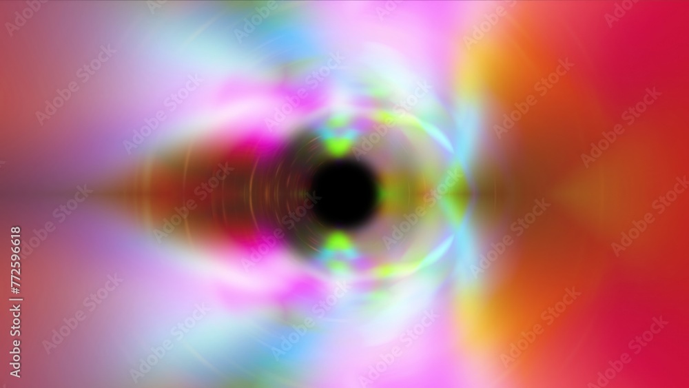Poster circle energy with light. computer generated 3d render