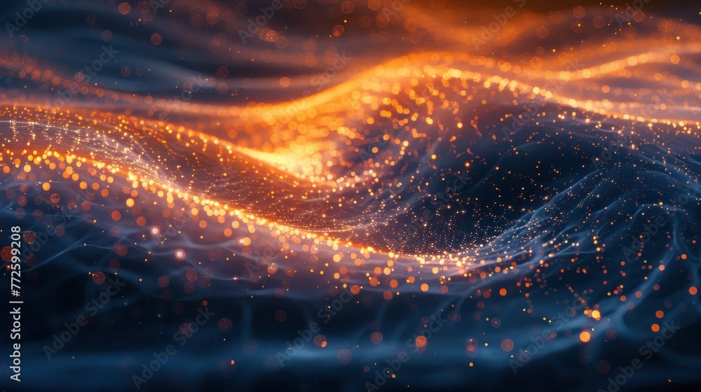 Aufkleber abstract digital background for technological processes, neural networks