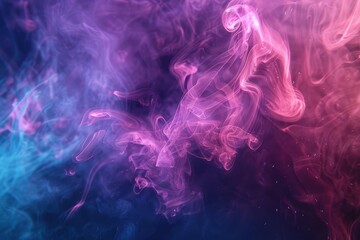 Mysterious smoke and dust effect overlays, artistic elements for digital photography and design illustration