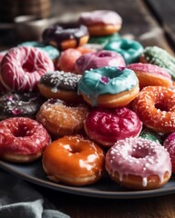 donuts with icing sugar