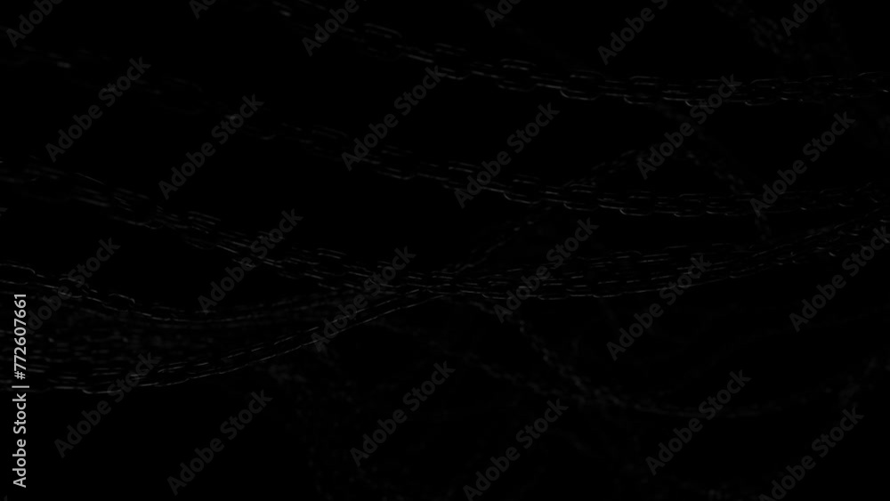 Poster abstract background with tangled chains