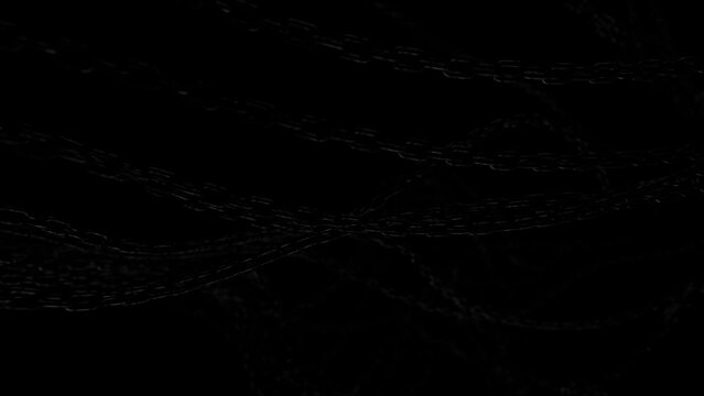 Abstract background with tangled chains