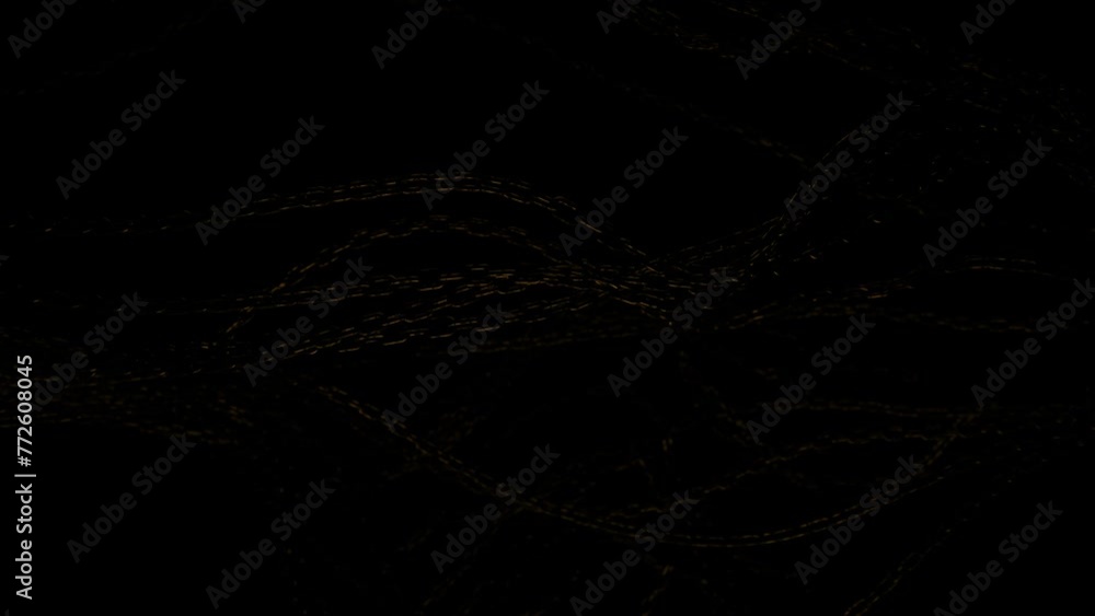 Poster abstract background with tangled chains