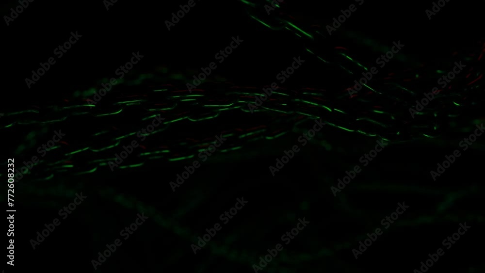 Poster abstract background with tangled chains