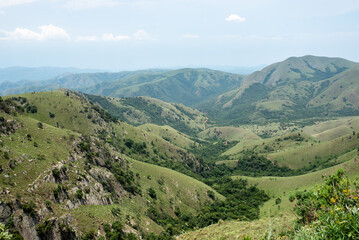 panoramic view of mountains in South Africa