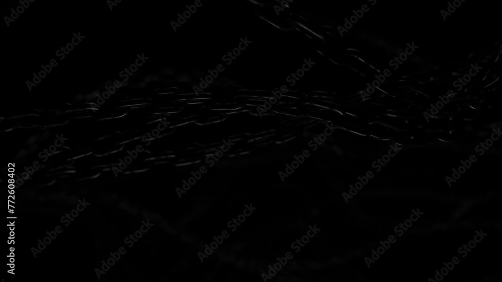 Poster abstract background with tangled chains