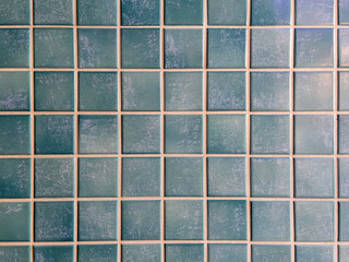 Blue Ceramic Tile Wall Texture
