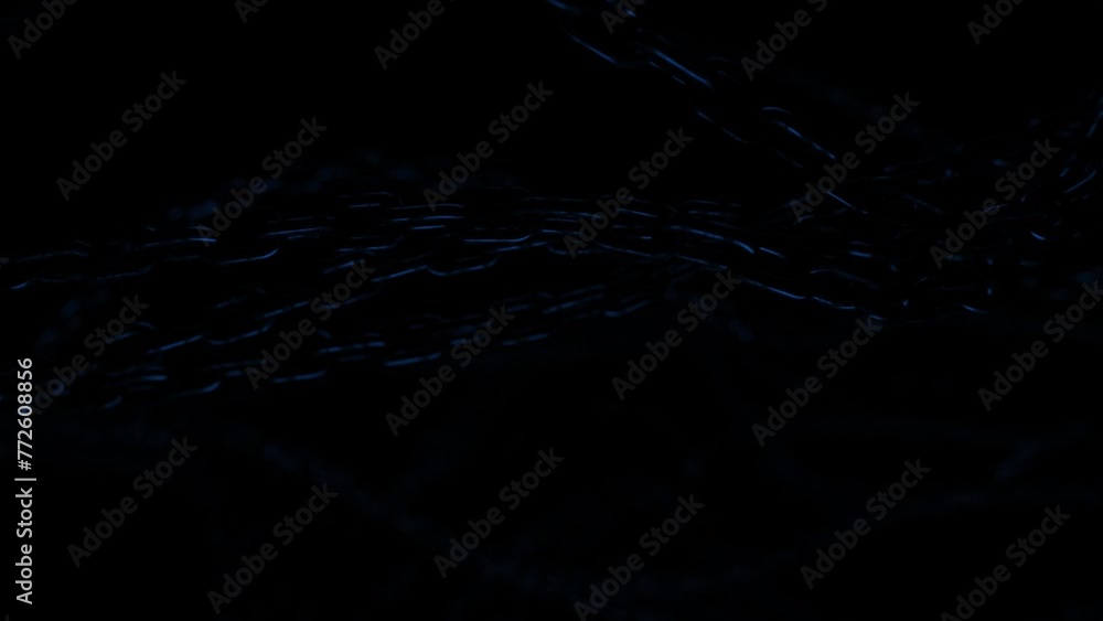 Poster abstract background with tangled chains