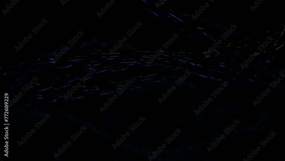 Poster abstract background with tangled chains