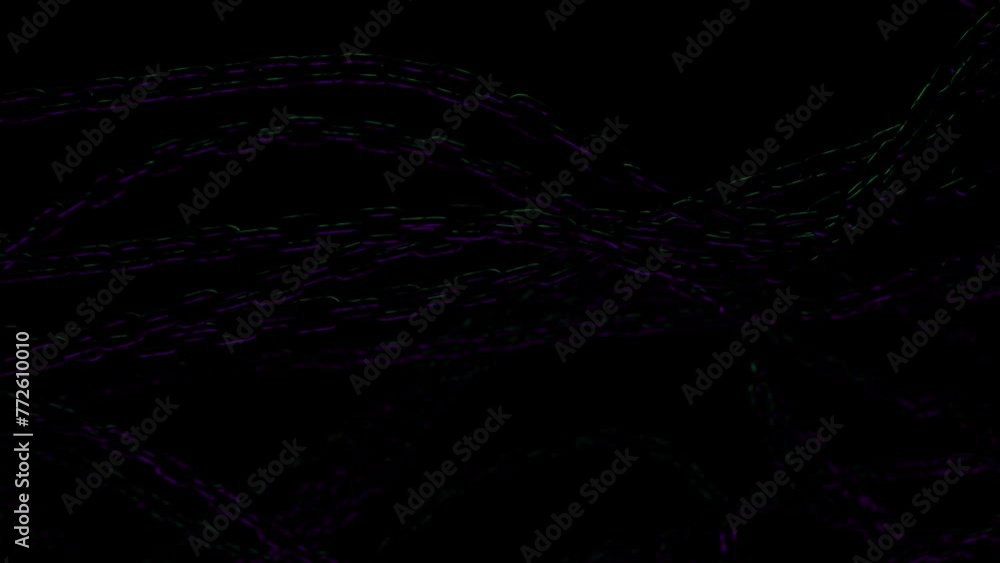 Poster abstract background with tangled chains