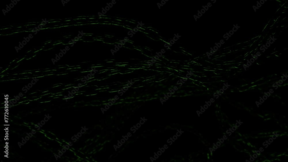Poster abstract background with tangled chains