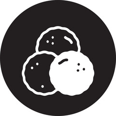 meatball glyph icon