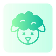 lamb gradient icon