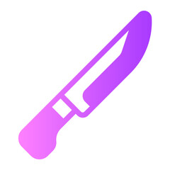 knife gradient icon